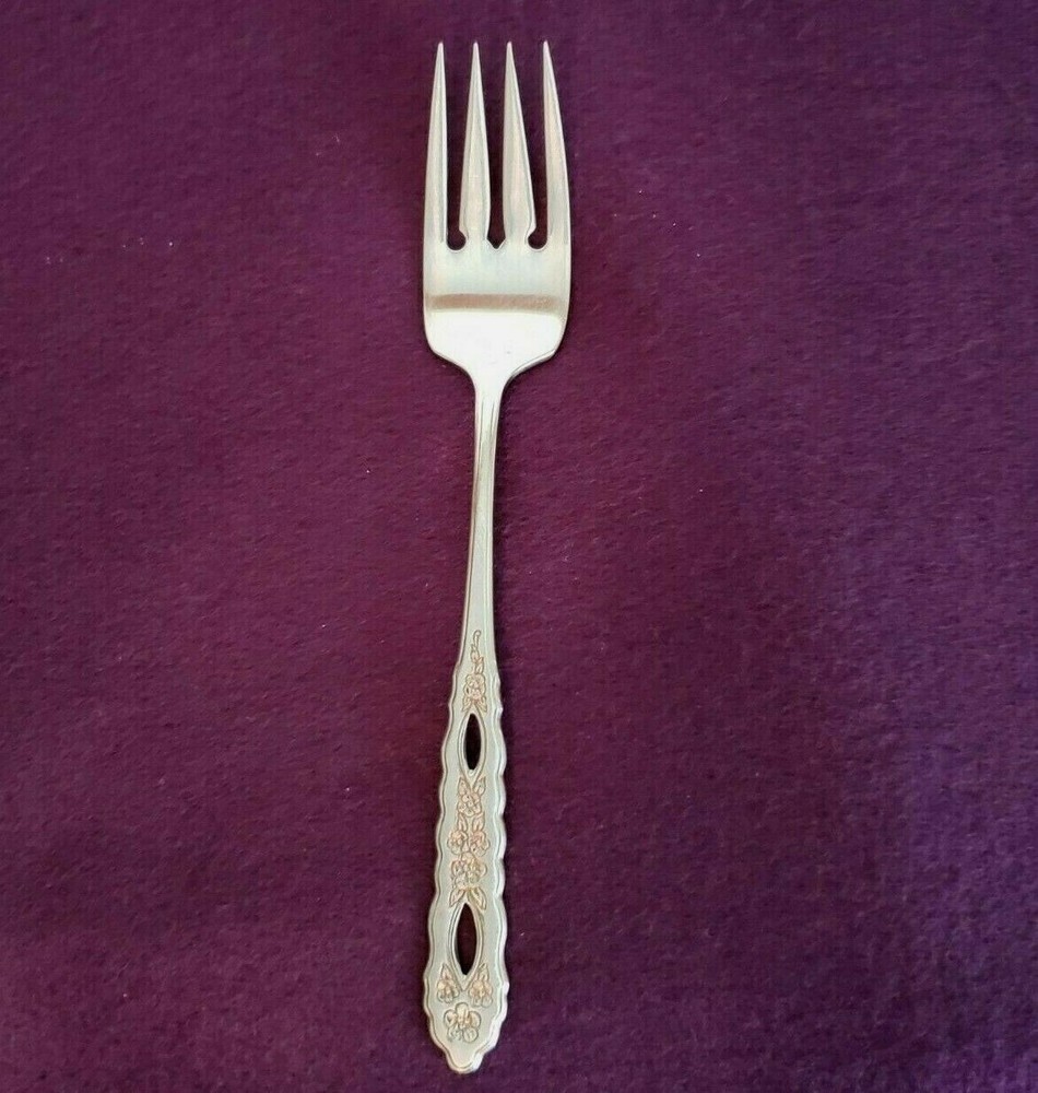 Vintage Oneida Proposal Deluxe Stainless Steel Flatware Salad Fork Burnished